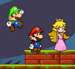 Super Mario Bros o salveaza pe Printesa